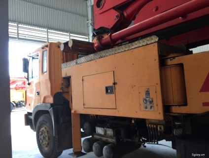 Thanh lý xe bơm bê tông Junjin cũ 37m đời 2008 giá rẻ