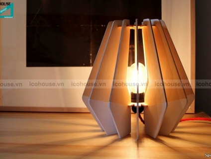 Đèn trang trí hiện đại độc đáo được làm từ gỗ 1869