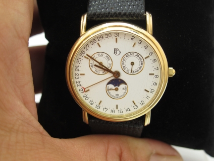 Đồng hồ PB Paul Breguette vàng khối 14k. 6 kim Full lịch vạn niên.