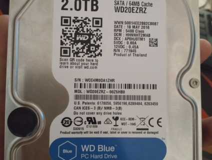 HDD WD 500G, 2T (vàng, tím, blue)