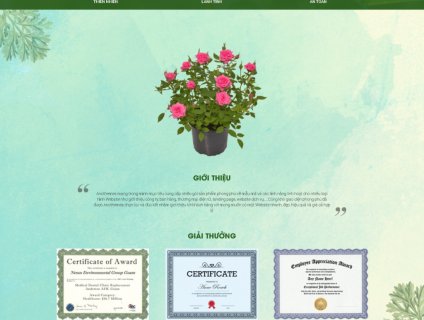 Thiết Kế Website Bán Cây Cảnh Trực Tuyến Tại Nghệ An