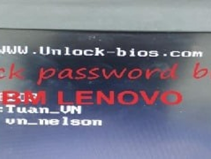 Dịch vụ mở khoá bios tất cả các dòng máy laptop: lenovo, hp,toshiba,..