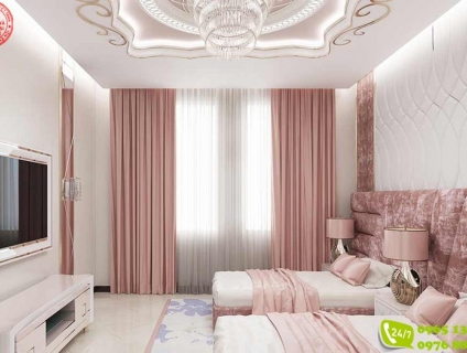 Thi công - lắp đặt rèm khách sạn tại Hà Nội