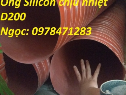Ống silicon chịu nhiệt phi 51, phi 63, phi 76, phi 90 dẫn khí nóng.