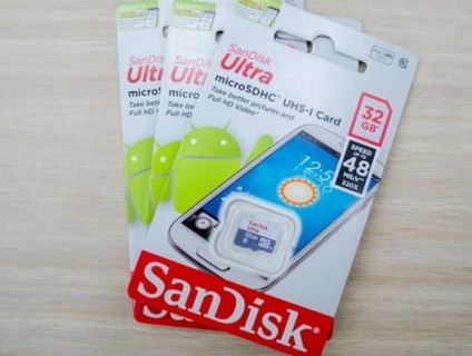 Thẻ Nhớ 32G SanDisk chính hãng giá rẻ BH 1 năm