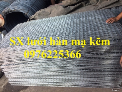 Lưới thép hàn mạ kẽm, lưới hàn mạ kẽm, lưới ô vuông