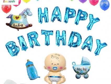 Bộ bong bóng sinh nhật Baby Boy