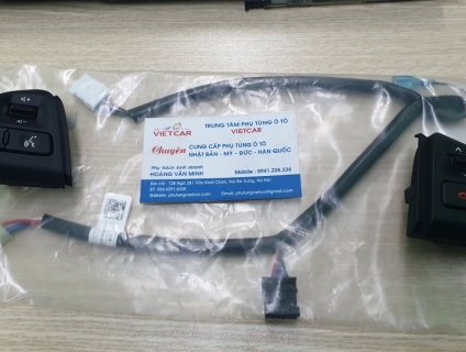 Bộ phím nâng cấp điều khiển vô lăng Kia Morning