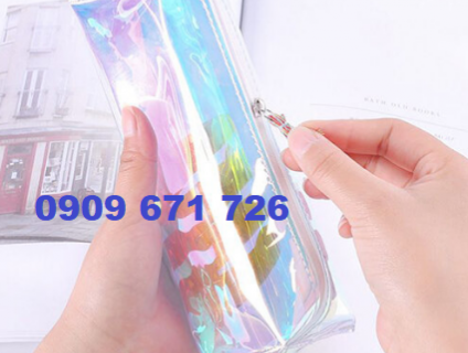 Sản xuất túi zipper nhựa dẻo trong suốt đẹp đựng mỹ phẩm