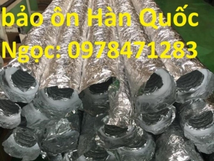 Ống gió mềm nhôm nhập khẩu từ Hàn Quốc chuyên dẫn gió, hút mùi.