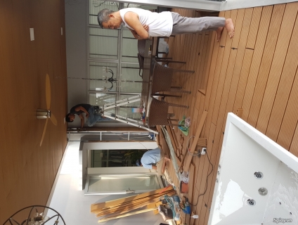 Sàn gỗ nhựa chuyên dùng cho ngoài trời Hwood