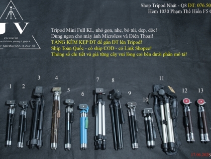 ✅ CHÂN MÁY ẢNH NHẬT NỘI ĐỊA - SIÊU BỀN, SIÊU CHẮC - SHIP TOÀN QUỐC ✅