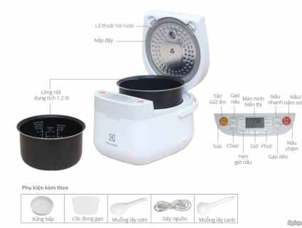 NỒI CƠM ĐIN ELECTROLUX 1,2 LÍT