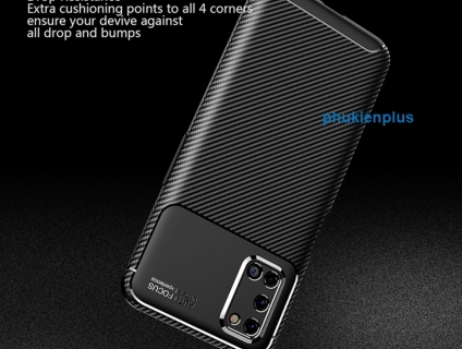 Trộn hòa giữa nhựa TPU và vân carboni ốp lưng Oppo A91 nổi bật