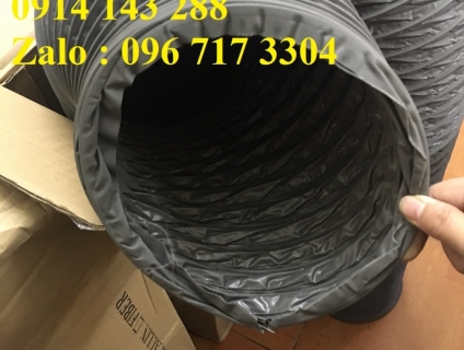 Ống gió mềm vải D75 hút gió hút khí chịu áp lực  - 0914 143 288