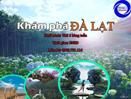 ĐÀ LẠT 3N3Đ GIÁ YÊU THƯƠNG CHỈ 1.580.000Đ/KHÁCH