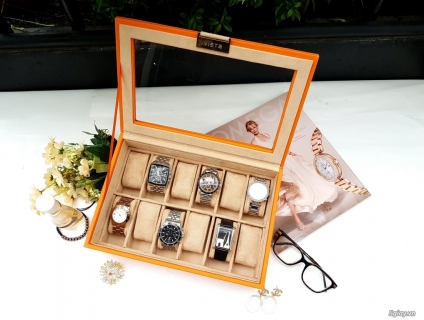 Hộp đồng hồ màu cam VISTA