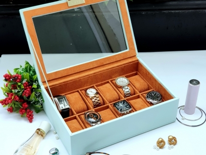 Hộp đồng hồ màu xanh mint VISTA