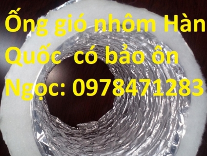 Ống gió mềm nhôm không bảo ôn, có bảo ôn D100, D200, D300, D400, D500