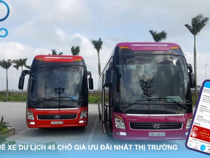 Địa điểm chuyên cho thuê xe du lịch 45 chỗ giá rẻ tại miền Bắc