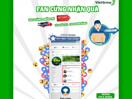 FAN CỨNG NHẬN QUÀ - Fanpage VietGrow