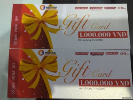 Thẻ Giảm giá học tiếng Anh Apax English