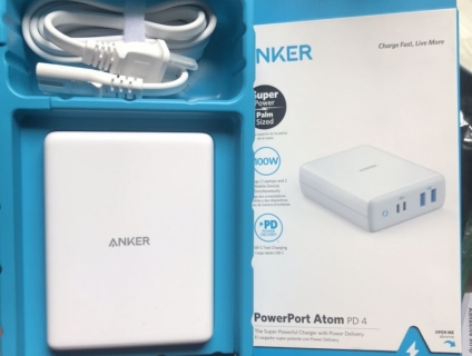 Sạc 4 cổng ANKER - 2 cổng Type-C vs 2 cổng USB-A giá chỉ 1tr3