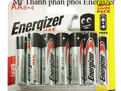 PIN AA ENERGIZER CHÍNH HÃNG VỈ 12 VIÊN