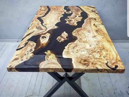 Bàn Gỗ Epoxy Văn Phòng