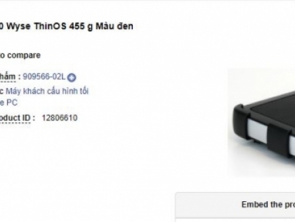 Cần bán: Dell Wyse T10 Thin Client - DTS - ARMADA 510 1.2 GHz - 1 GB