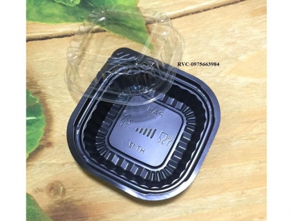 Hộp Nhựa HT12 1 Ngăn Đế Đen Mang Về