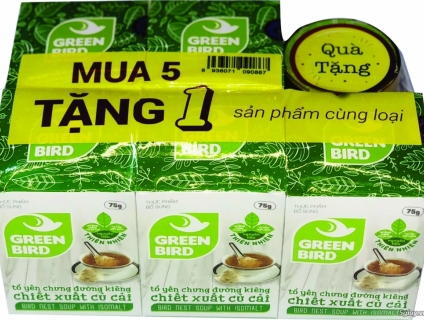 Nước Yến cho người tiểu đường khuyến mại sốc mua 5 tặng 1