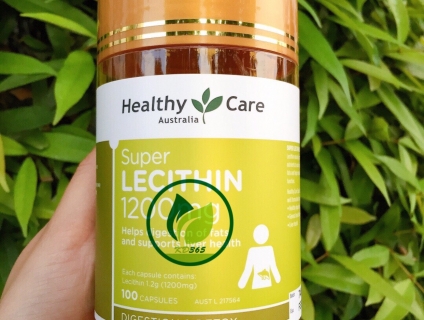 Healthy Care Super Lecithin 1200mg - Viên uống mầm đậu nành