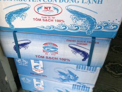 Tôm sú đông lạnh size 30 - ship từ 10kg