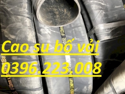 Ống cao su bố vải phi 32 dùng cho các máy phun bơm áp lực .
