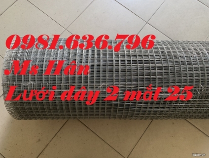 Lưới thép hàn d2 mắt 25mm và 30mm giá cạnh tranh.