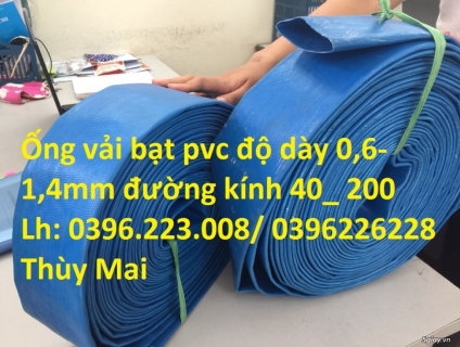 Phân phối ống bạt xanh, ống bạt gân phi 80 xả nước thải,bùn loãng .