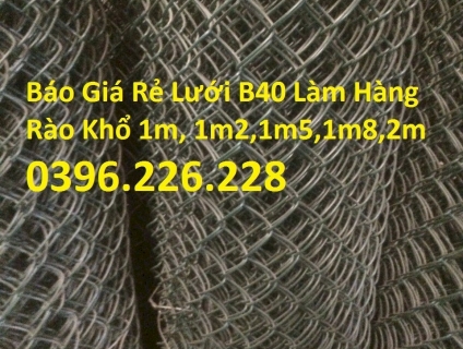 Địa chỉ bán lưới b40 mạ kẽm, lưới b40 bọc nhựa dùng làm hàng rào