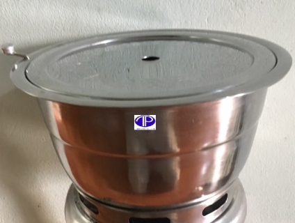 Gía bếp nướng than hoa âm bàn  hút trên