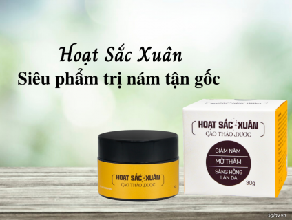 Hoạt Sắc Xuân khắc phục 5 vấn đề lão hóa da hiệu quả.