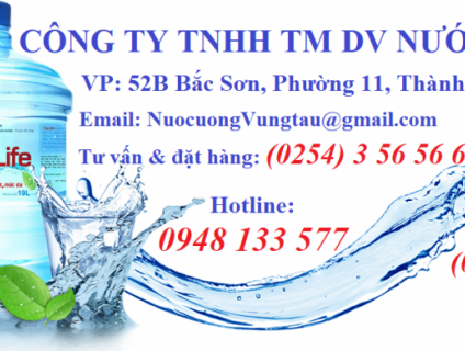 Dịch vụ phân phối nước uống - Giao hàng tận nơi miễn phí tại Vũng Tàu