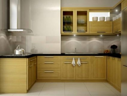 Tủ bếp inox cánh gỗ sồi giá bao nhiêu trên thị trường?