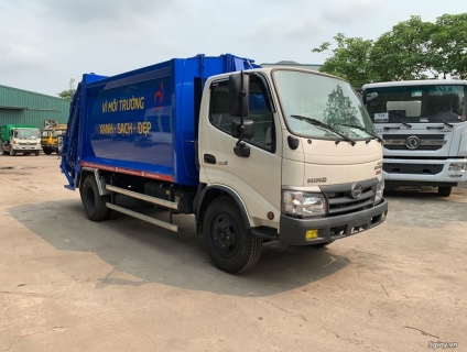 Xe ép rác HINO 6 khối 6m3