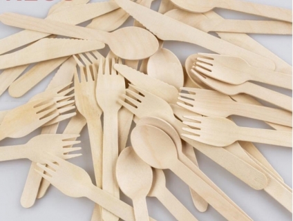 DAO MUỖNG NĨA GỖ DÙNG 1 LẦN THAY THẾ CHO ĐỒ NHỰA