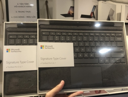 Bàn phím Type Cover Surface Pro Chính Hãng