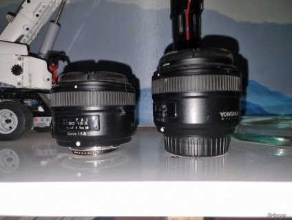 Cặp lens tele 50mm và 35mm