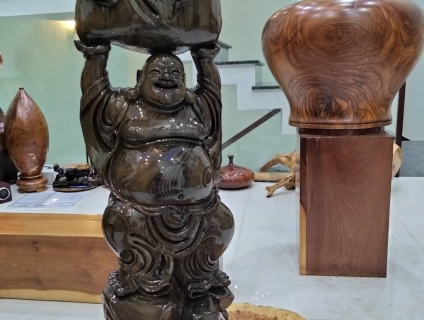 tượng gỗ di lạc thủy tùng việt