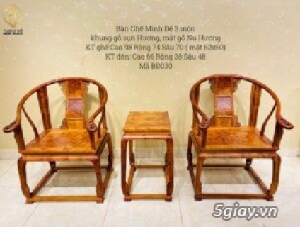 Bàn Ghế Minh Đế – Bộ bàn ghế sang trọng, quý phái
