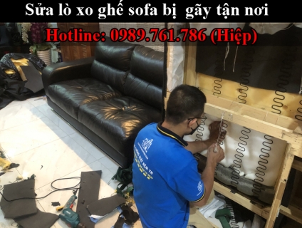 Sửa lò xo ghế sofa bị gãy tận nơi quận gò vấp