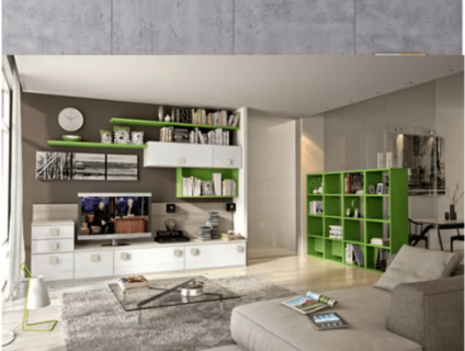 Kệ trang trí – điểm nhấn ấn tượng cho phòng khách